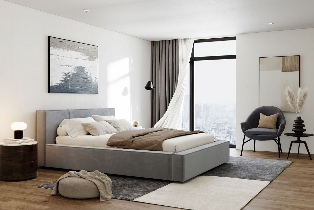 Luisa Fabric Upholstered Bed Frame