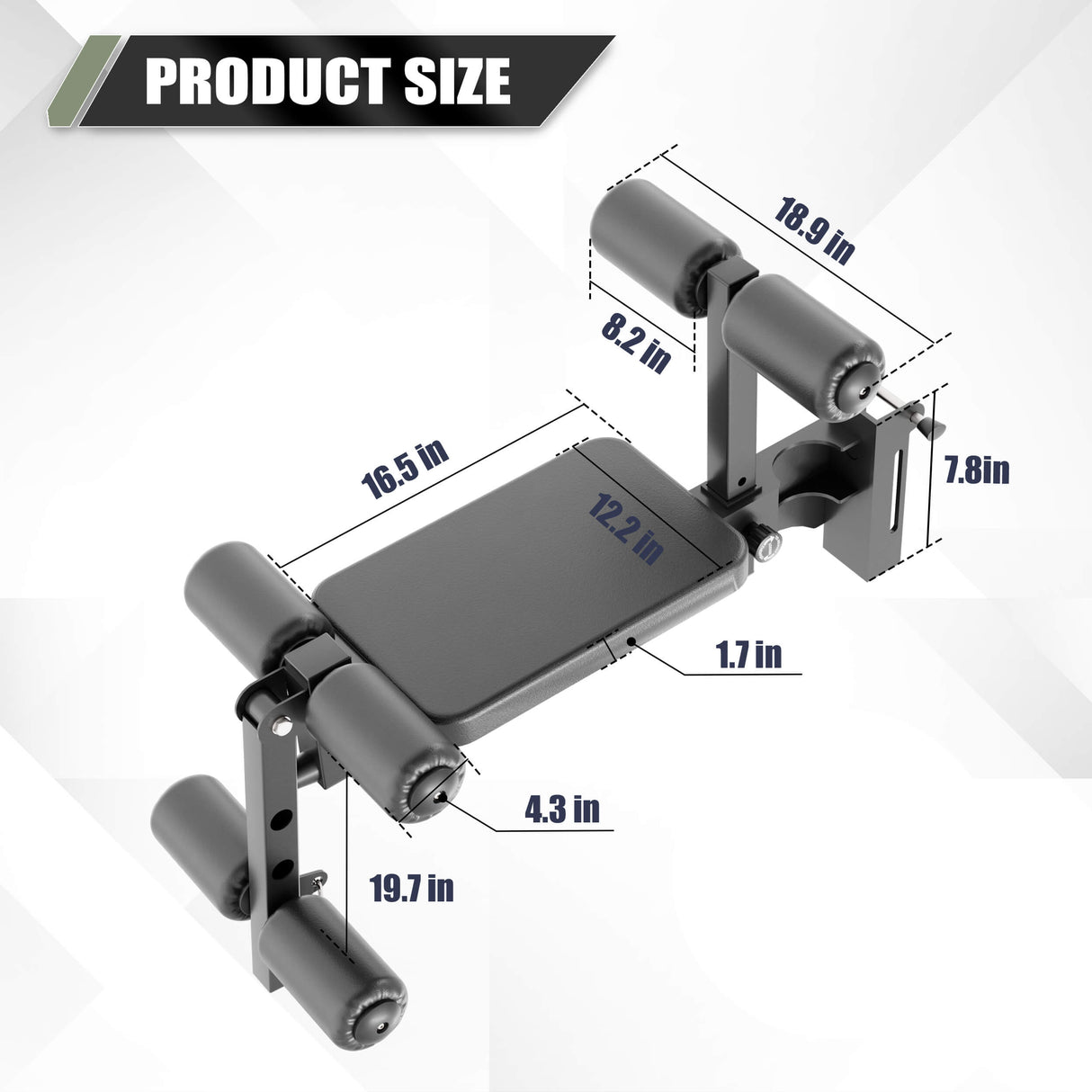 Major Fitness Rack Mounted Leg Extension