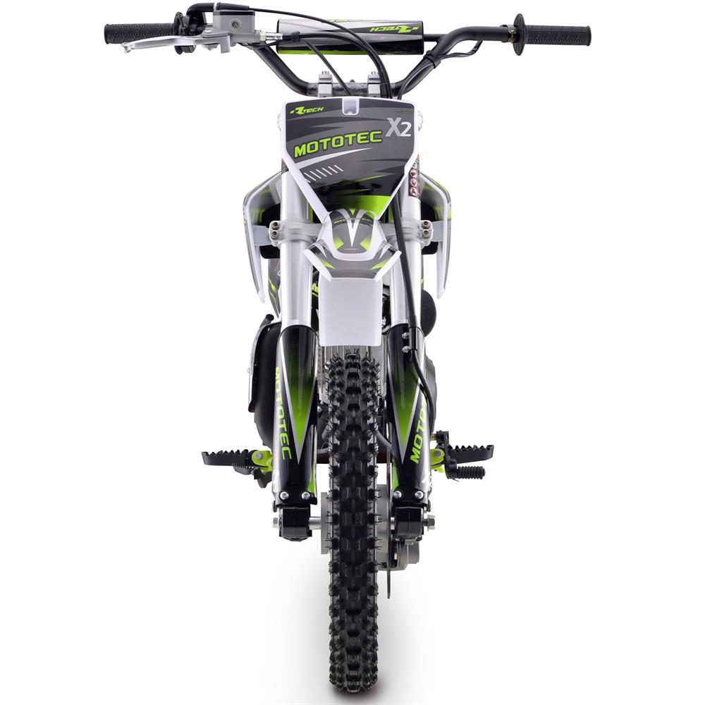 MotoTec | X2 110cc 4-Stroke Gas Dirt Bike | MT-DB-X2-GREEN