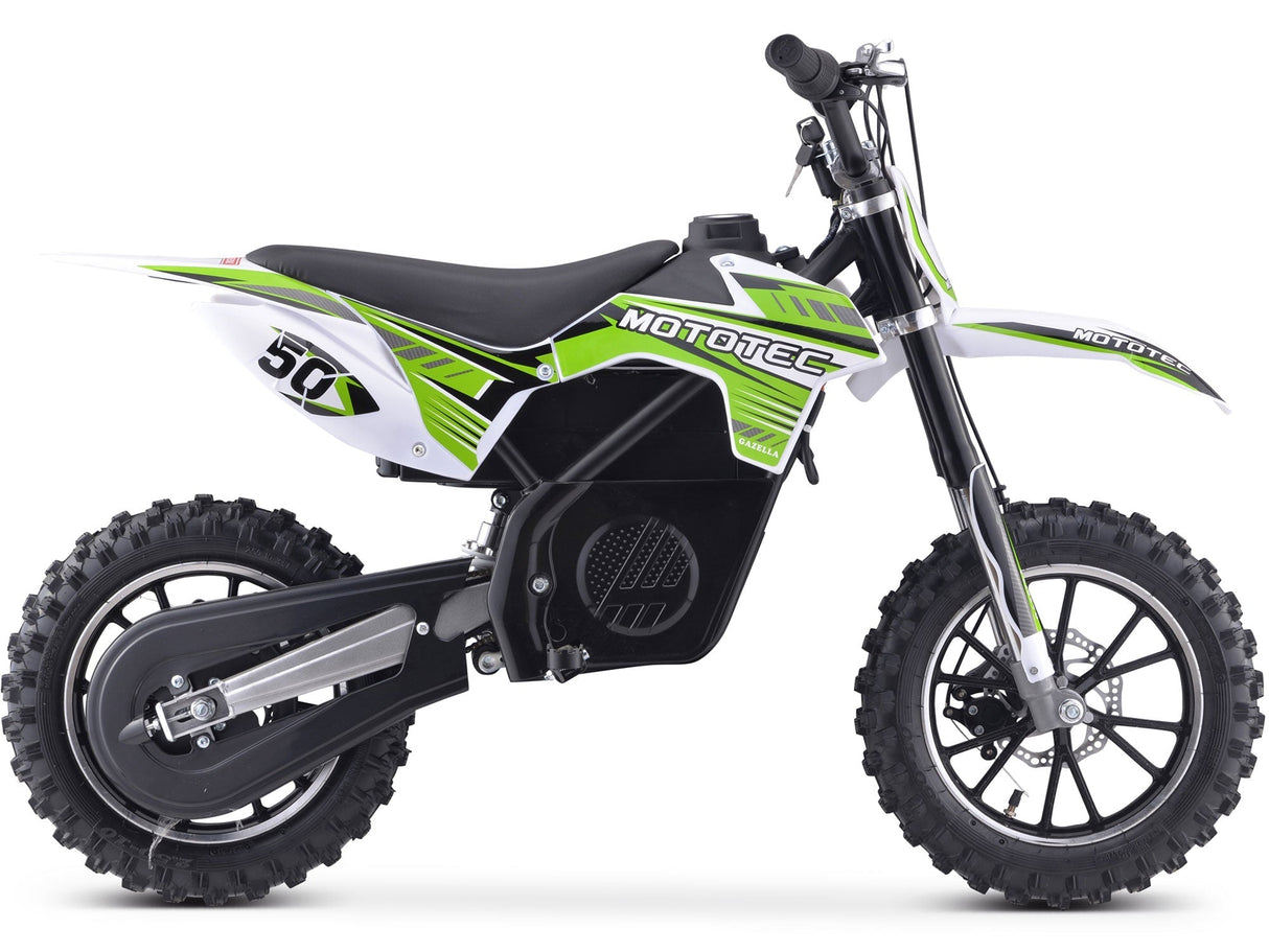 MotoTec | Gazella 24V/12Ah 500W Electric Dirt Bike