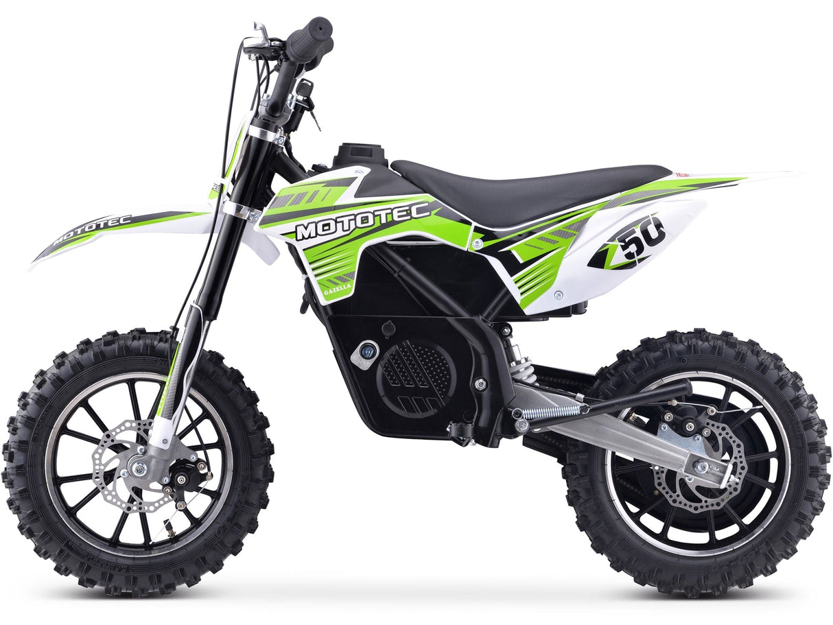 MotoTec | Gazella 24V/12Ah 500W Electric Dirt Bike