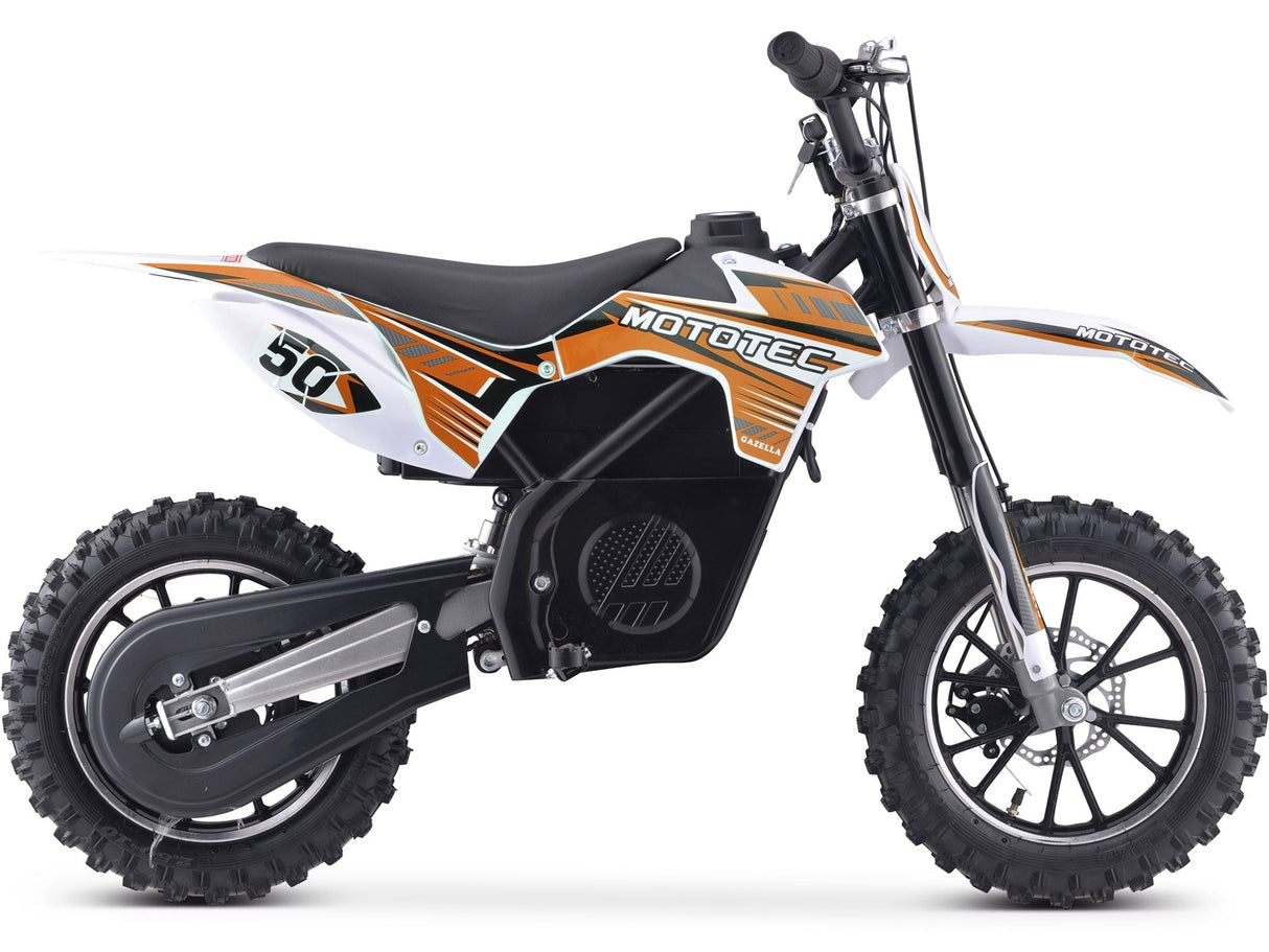 MotoTec | Gazella 24V/12Ah 500W Electric Dirt Bike