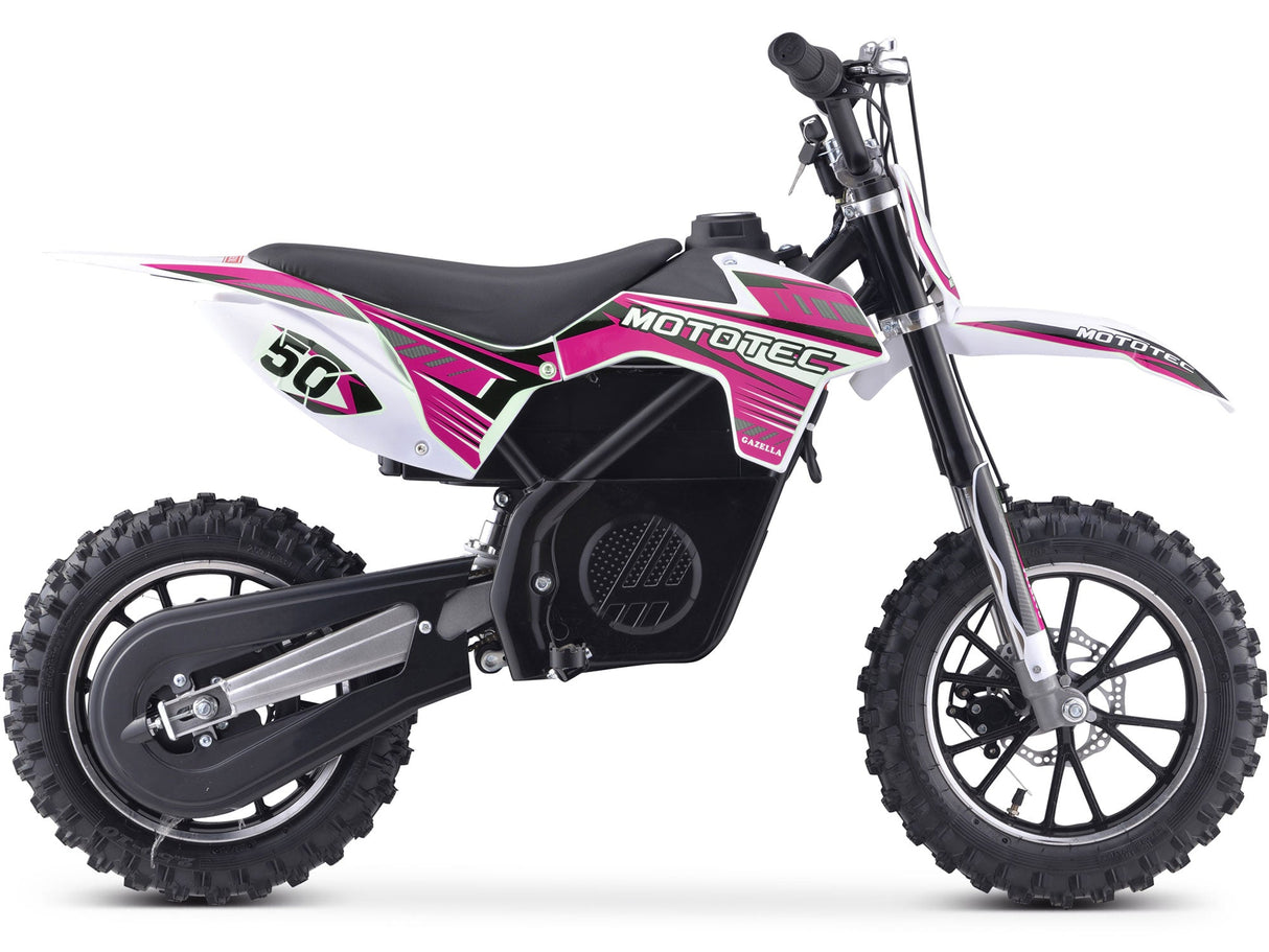 MotoTec | Gazella 24V/12Ah 500W Electric Dirt Bike