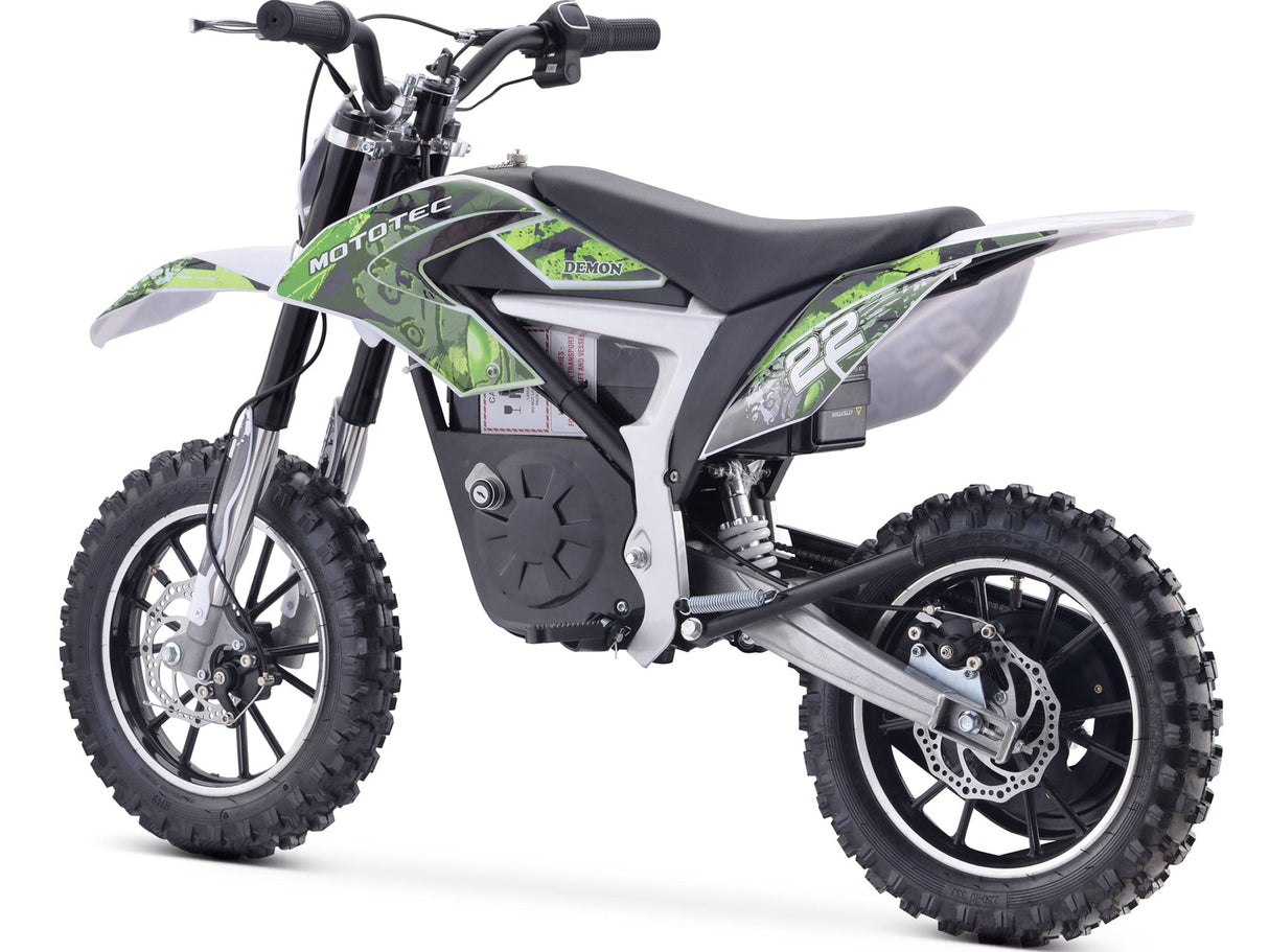 MotoTec | Demon 36V/8Ah 500W Lithium Electric Dirt Bike