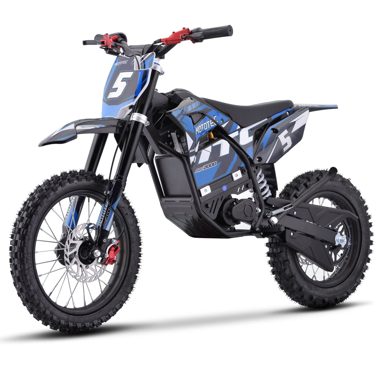 MotoTec Pro 60V/15.6Ah 2000W Off-Road Electric Dirt Bike