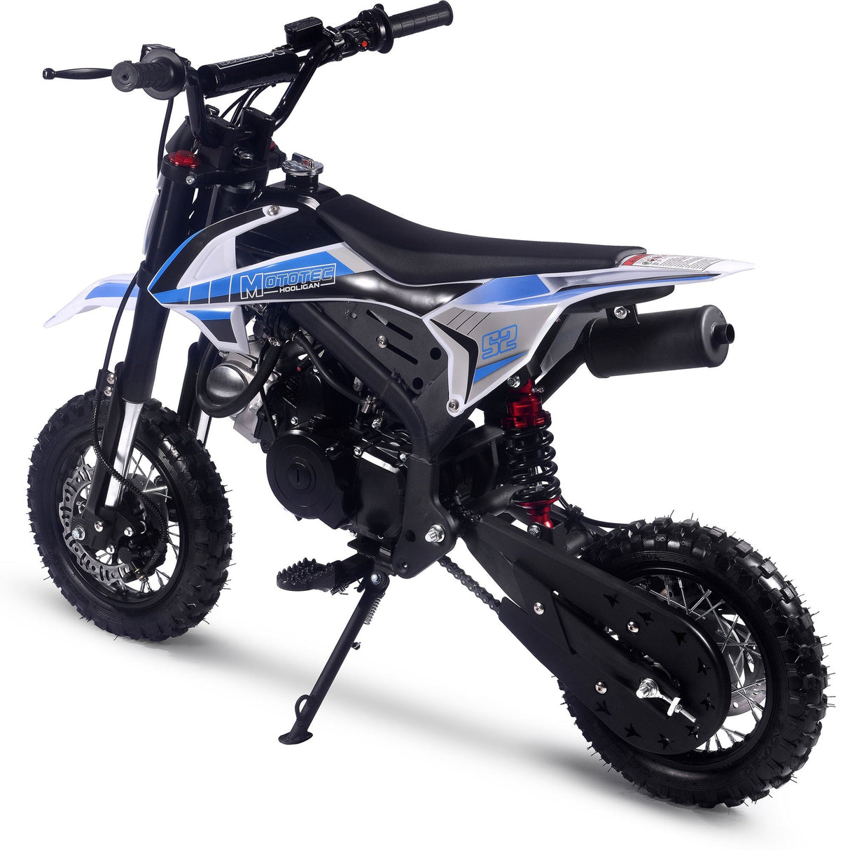 MotoTec | Hooligan 72cc 4-Stroke Gas Dirt Bike | MT-DB-HOOLIGAN-72CC-BLUE
