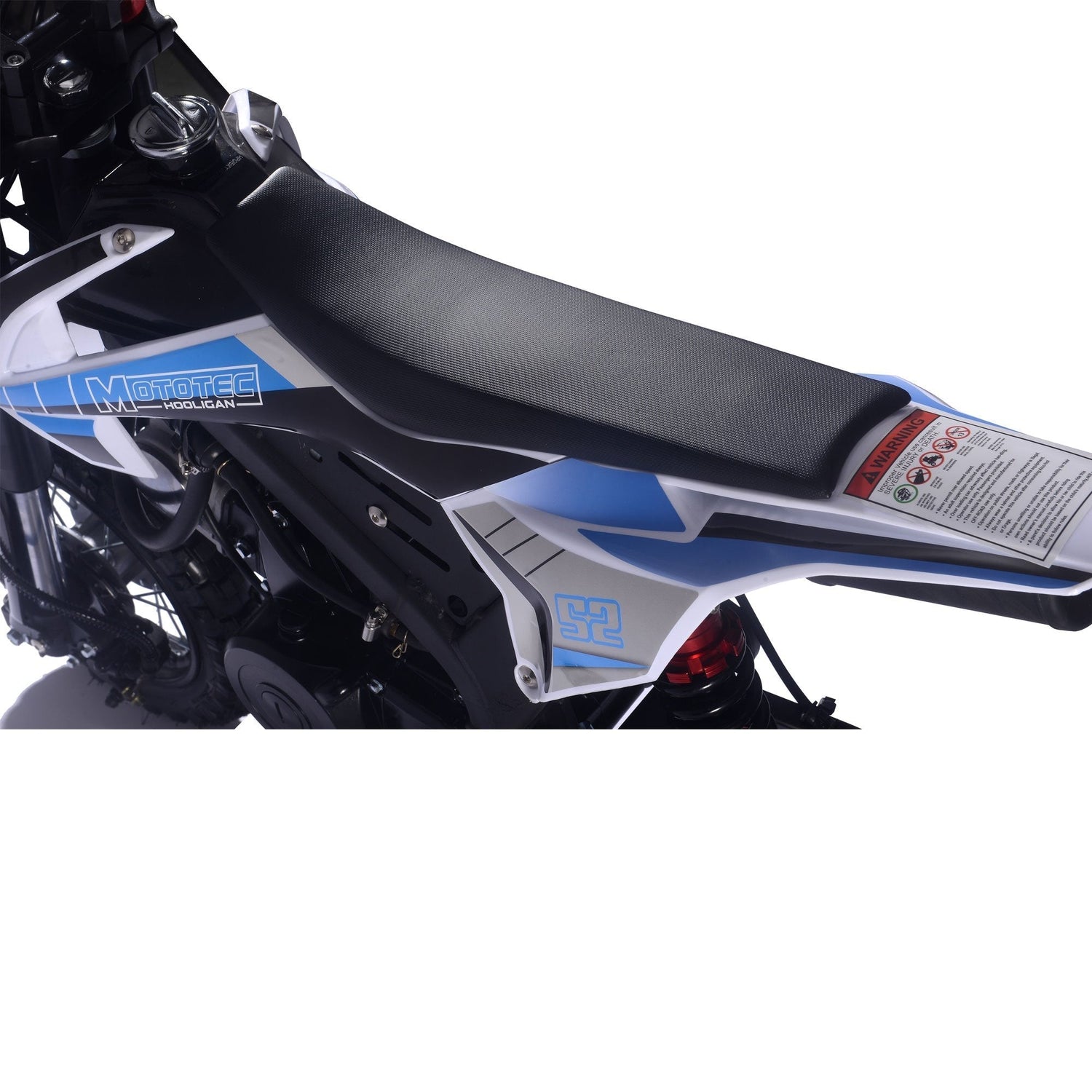MotoTec | Hooligan 72cc 4-Stroke Gas Dirt Bike | MT-DB-HOOLIGAN-72CC-BLUE