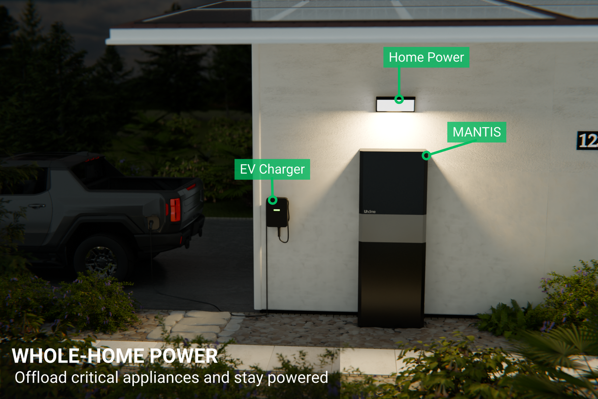 MANTIS UL 48V 20kWh Lithium Battery with 10kW Inverter AC 110/220V