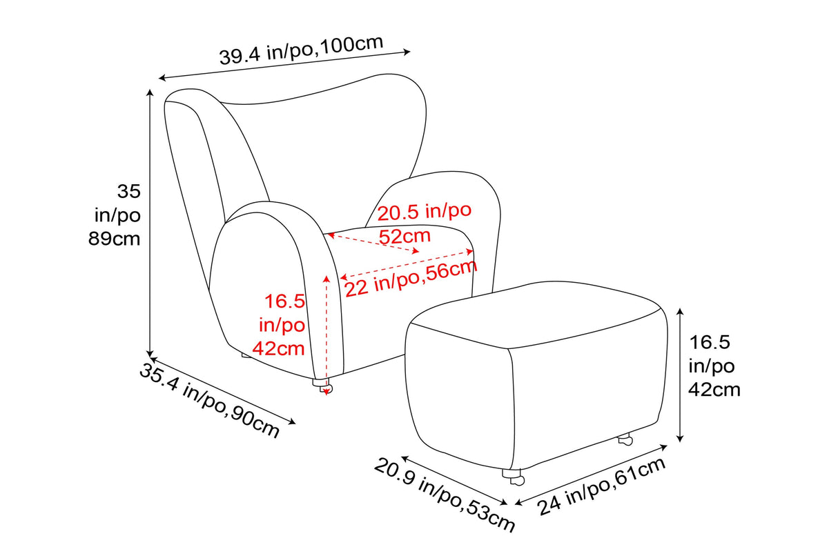 Misty Genuine Sheepskin Accent Chair