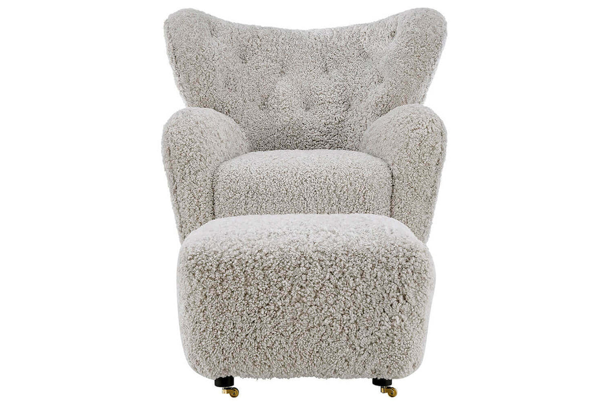 Misty Genuine Sheepskin Accent Chair