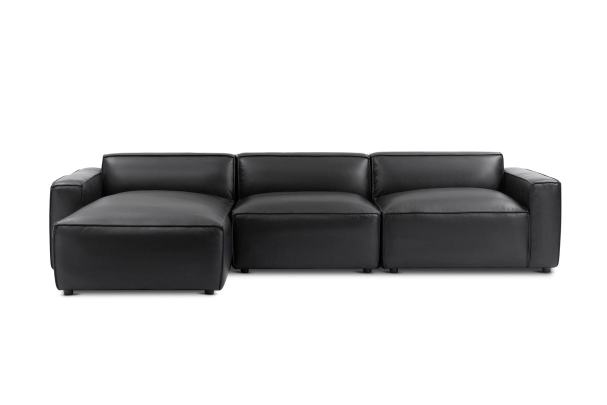 Nathan Leather Modular Sectional Sofa