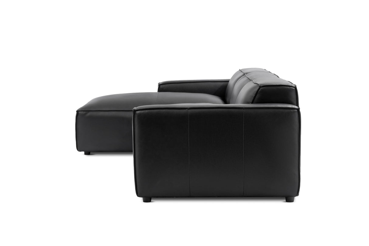 Nathan Leather Modular Sectional Sofa
