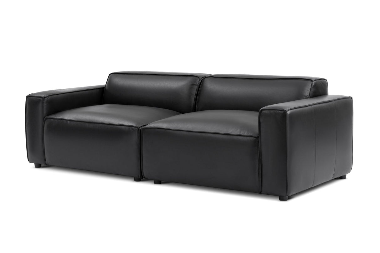 Nathan Leather Modular Sofa