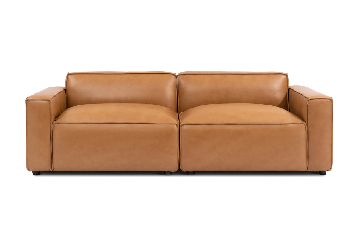 Nathan Leather Modular Sofa