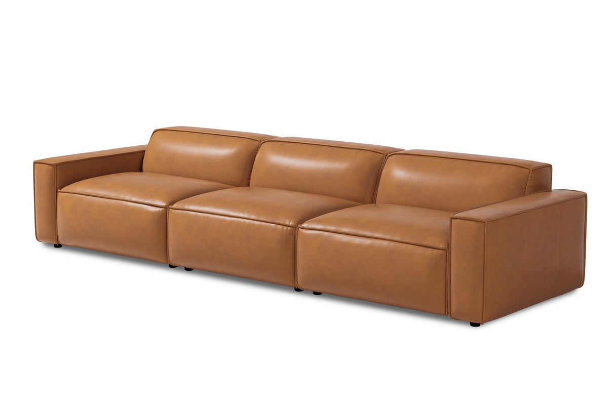 Nathan Leather Modular Sofa