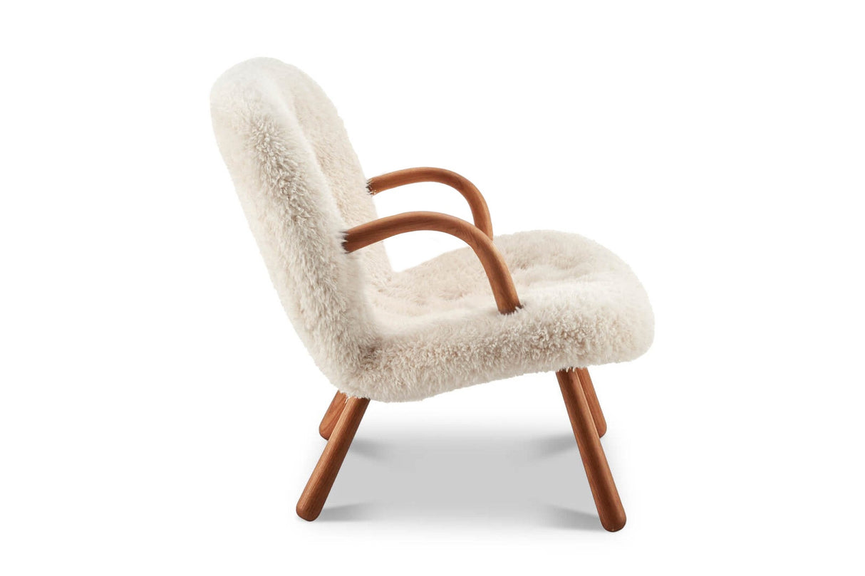 Nova Faux Sheepskin Accent Chair