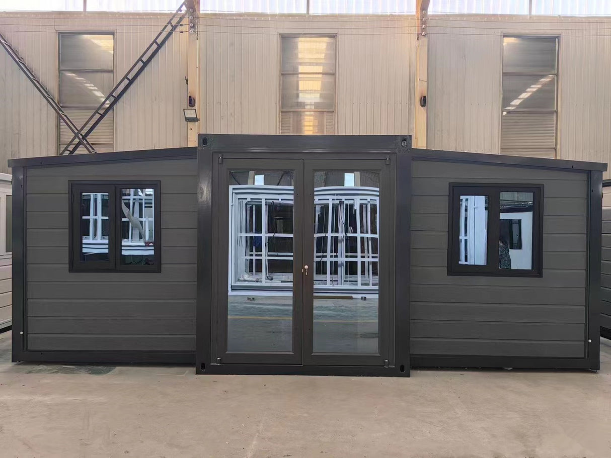 Noir Haven - 40' Expandable Container Home | 2 Bedroom, Full Bath, Kitchen, Living Room | 790 SF Tiny Home