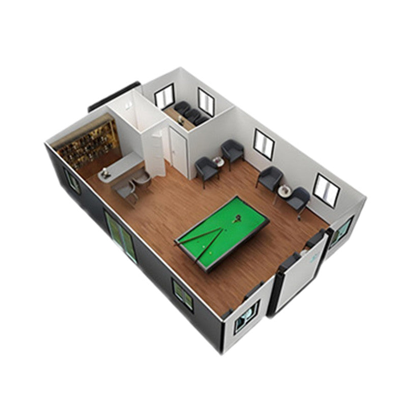 Mist Haven - 20' Expandable Container Home | 1 Bedroom, Full Bath, Kitchen, Dining + Living Room | 390 SF Tiny Home