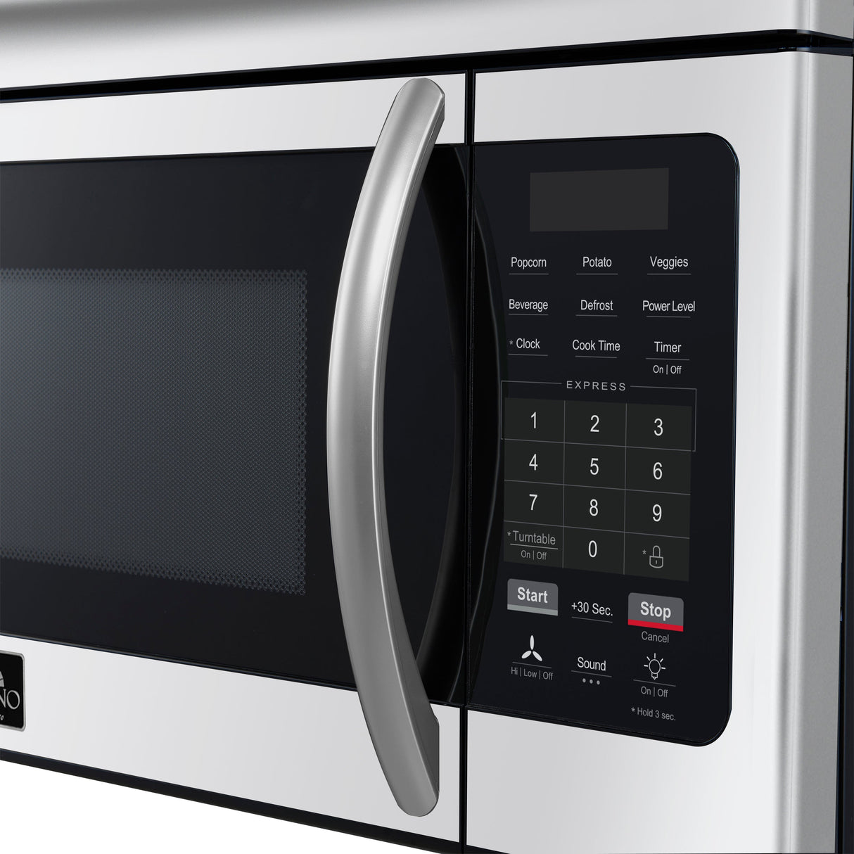 FORNO Scalo 30" 1.6 cu. ft. 300 CFM Over The Range Microwave in Stainless Steel, FOTR3007-30