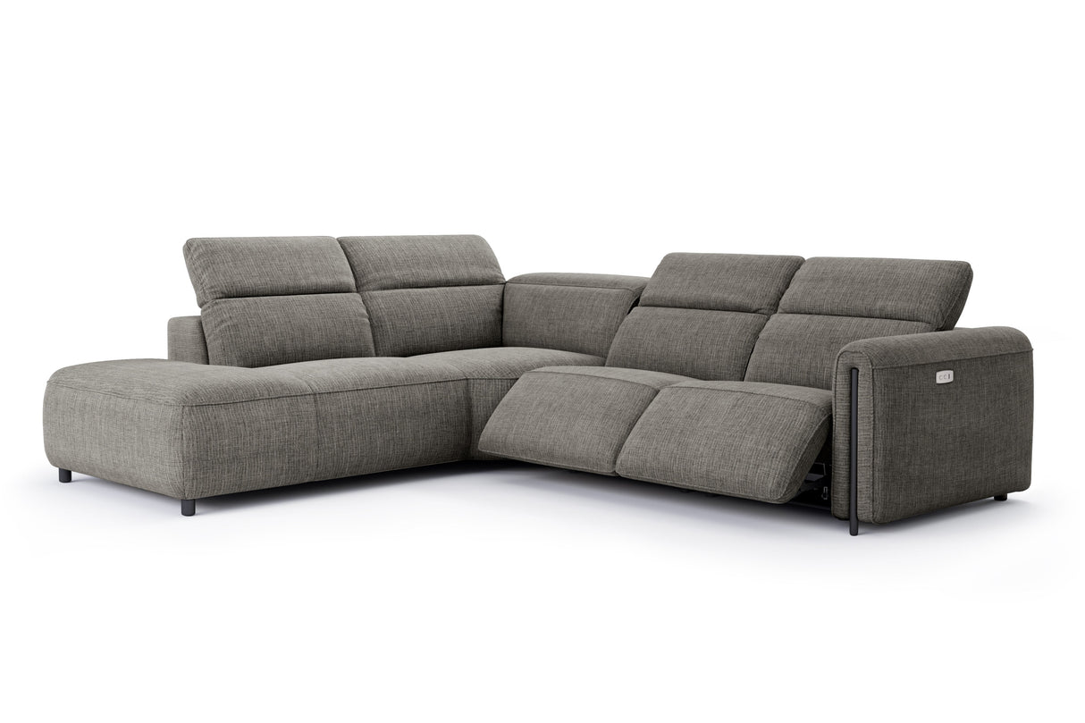 Octavia Fabric Reclining Corner Sectional Cloud Sofa