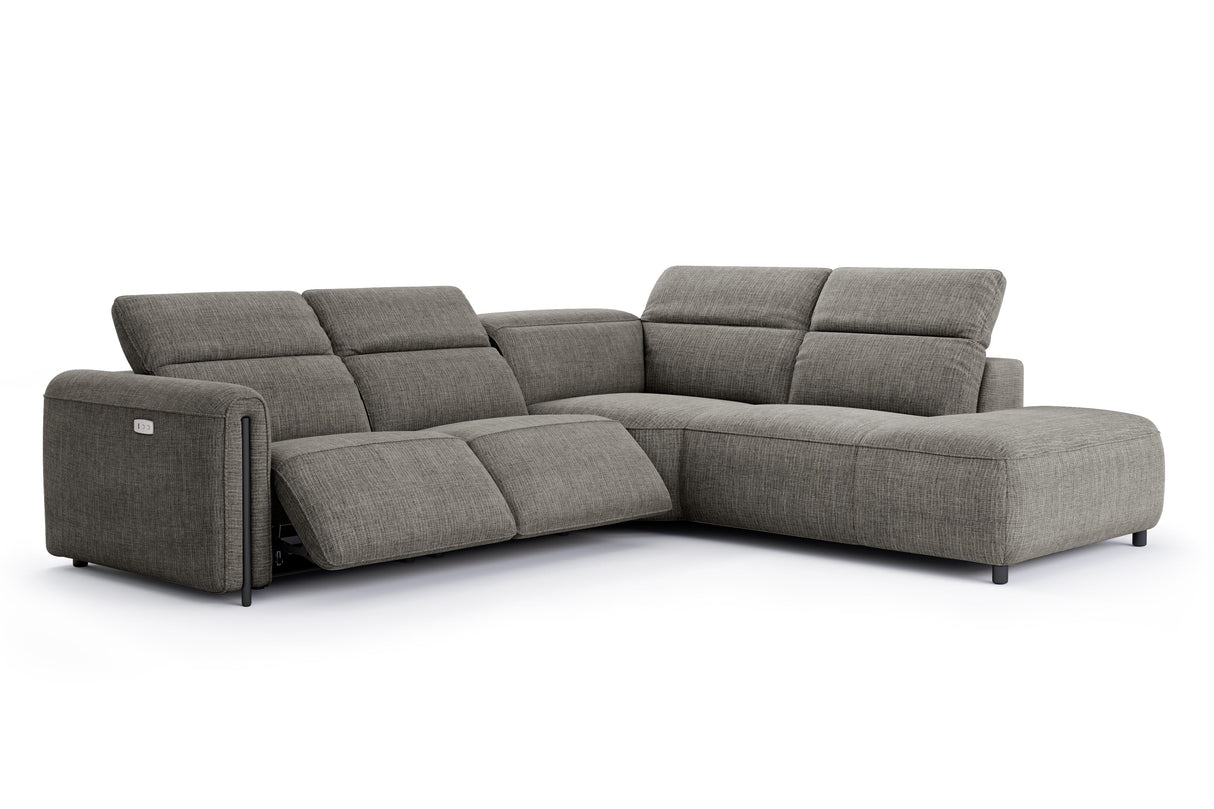 Octavia Fabric Reclining Corner Sectional Cloud Sofa