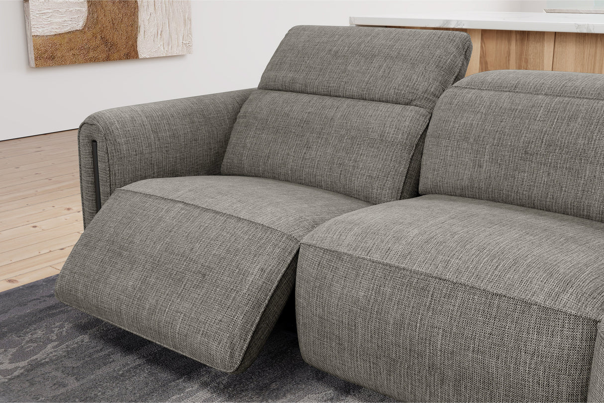 Octavia Fabric Reclining Corner Sectional Cloud Sofa