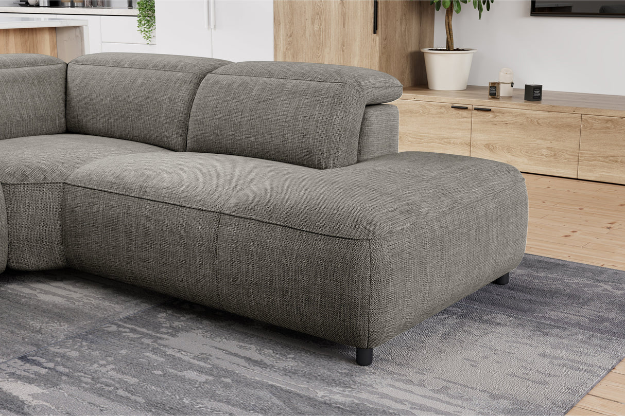 Octavia Fabric Reclining Corner Sectional Cloud Sofa