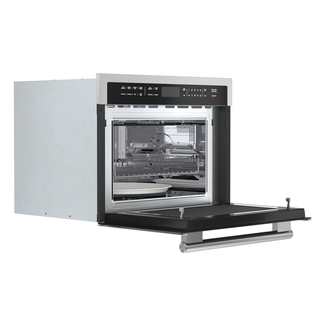 FORNO Oliena 24" 1.6 cu.ft Built-In Microwave Oven in Stainless Steel, FMWDR3093-24