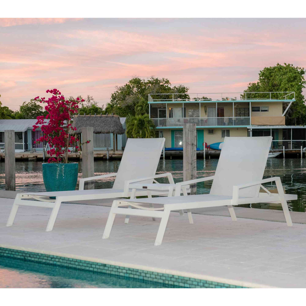 Panama Jack Mykonos 3-Piece Chaise Lounge