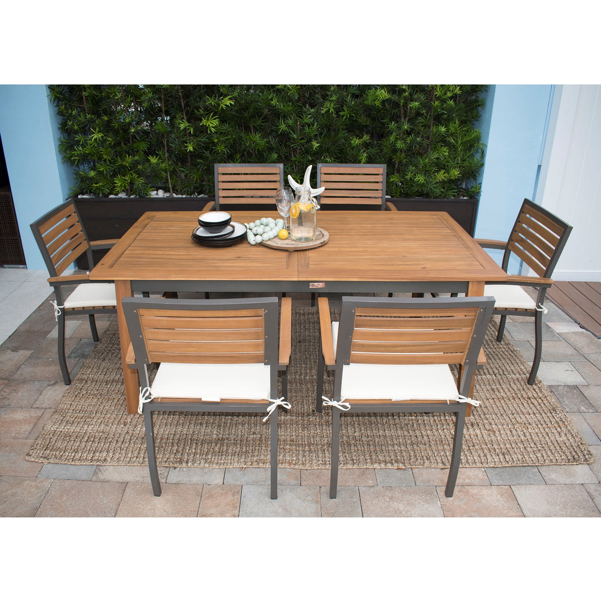 Panama Jack Boca Grande 7-Piece Rectangular Dining Set