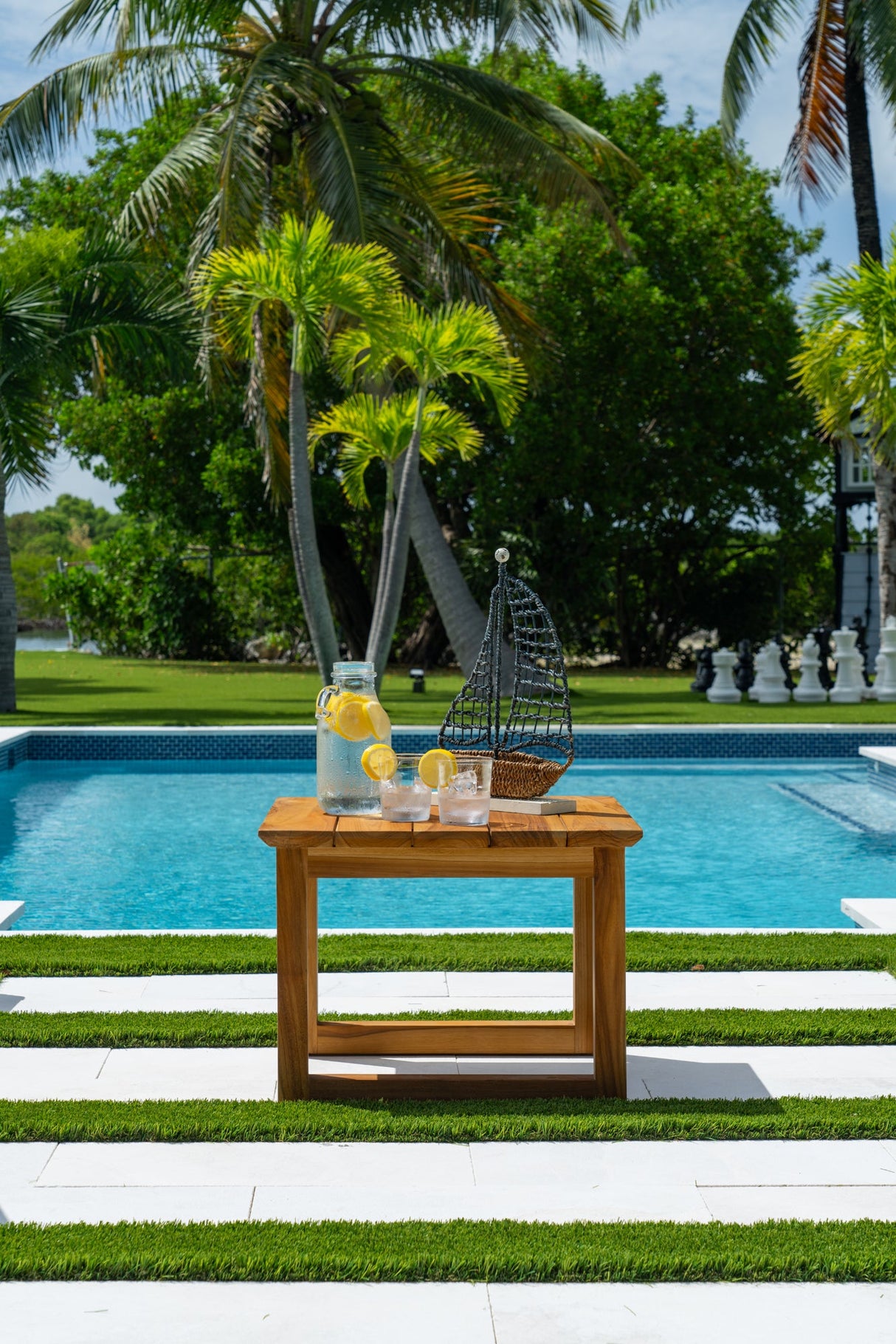 Panama Jack Bali Teak End Table