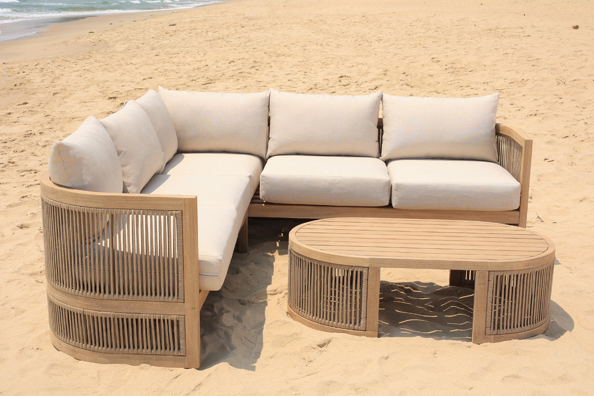 Panama Jack Cabo 3-Piece Sectional Seating Set