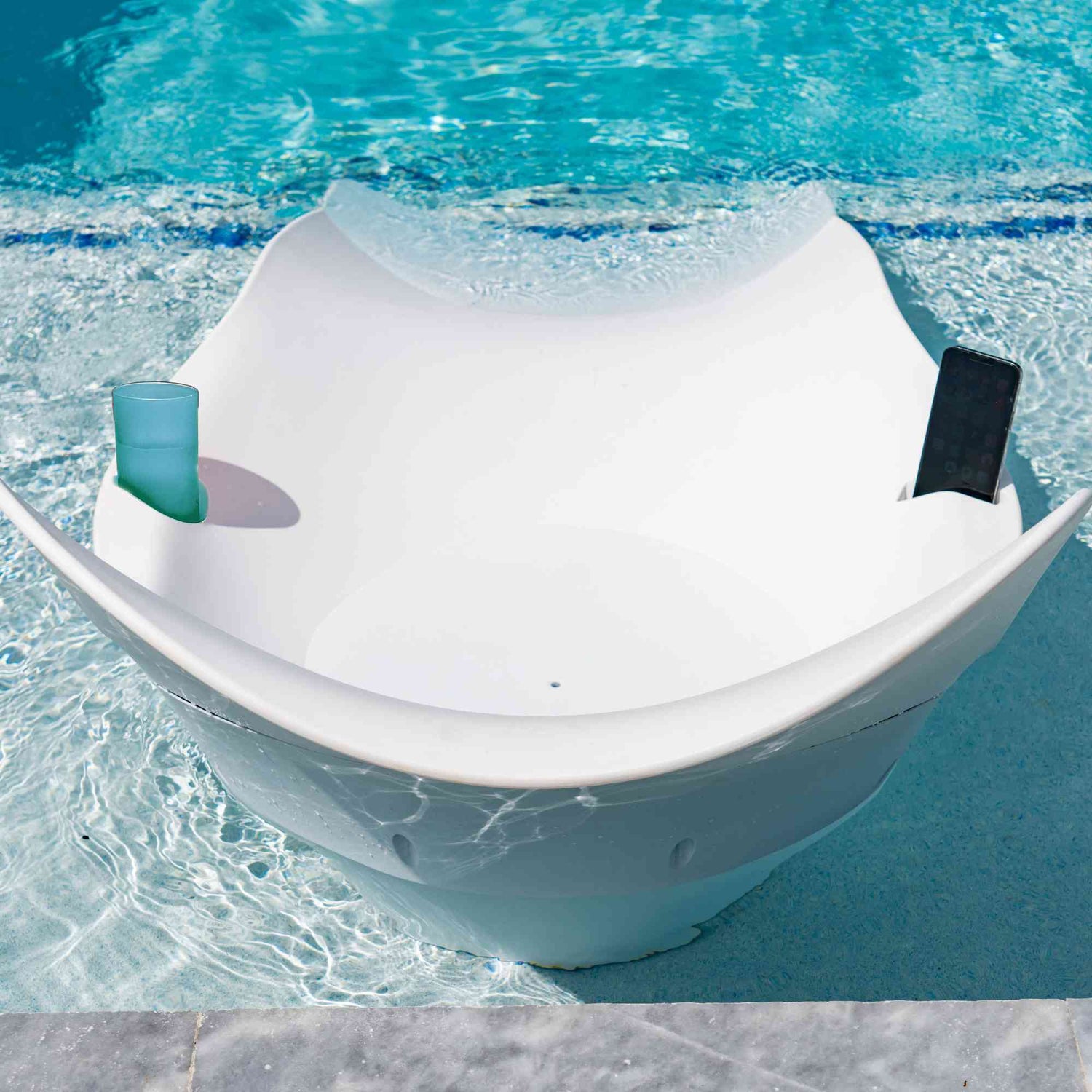 Panama Jack Set of 2 Wave In-Pool Chaise Lounger