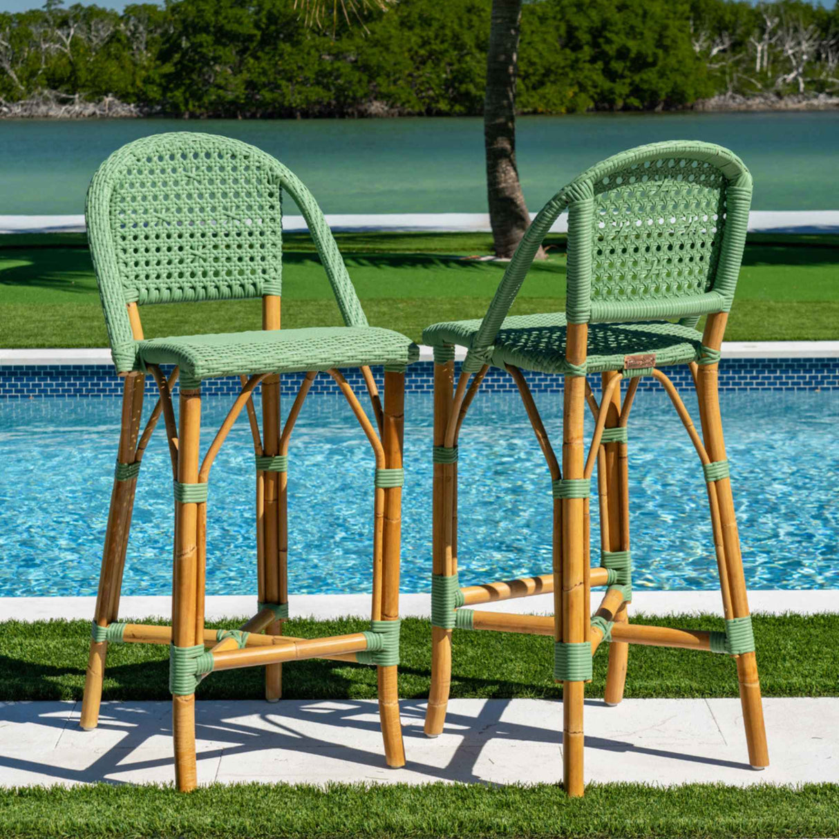 Panama Jack Set 2 Chloe Bar Stools