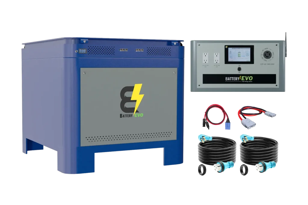 WALRUS PACIFIC 48V 124kWh Lithium Battery Expansion Kit with 12.5kVA Inverter AC 110/220V