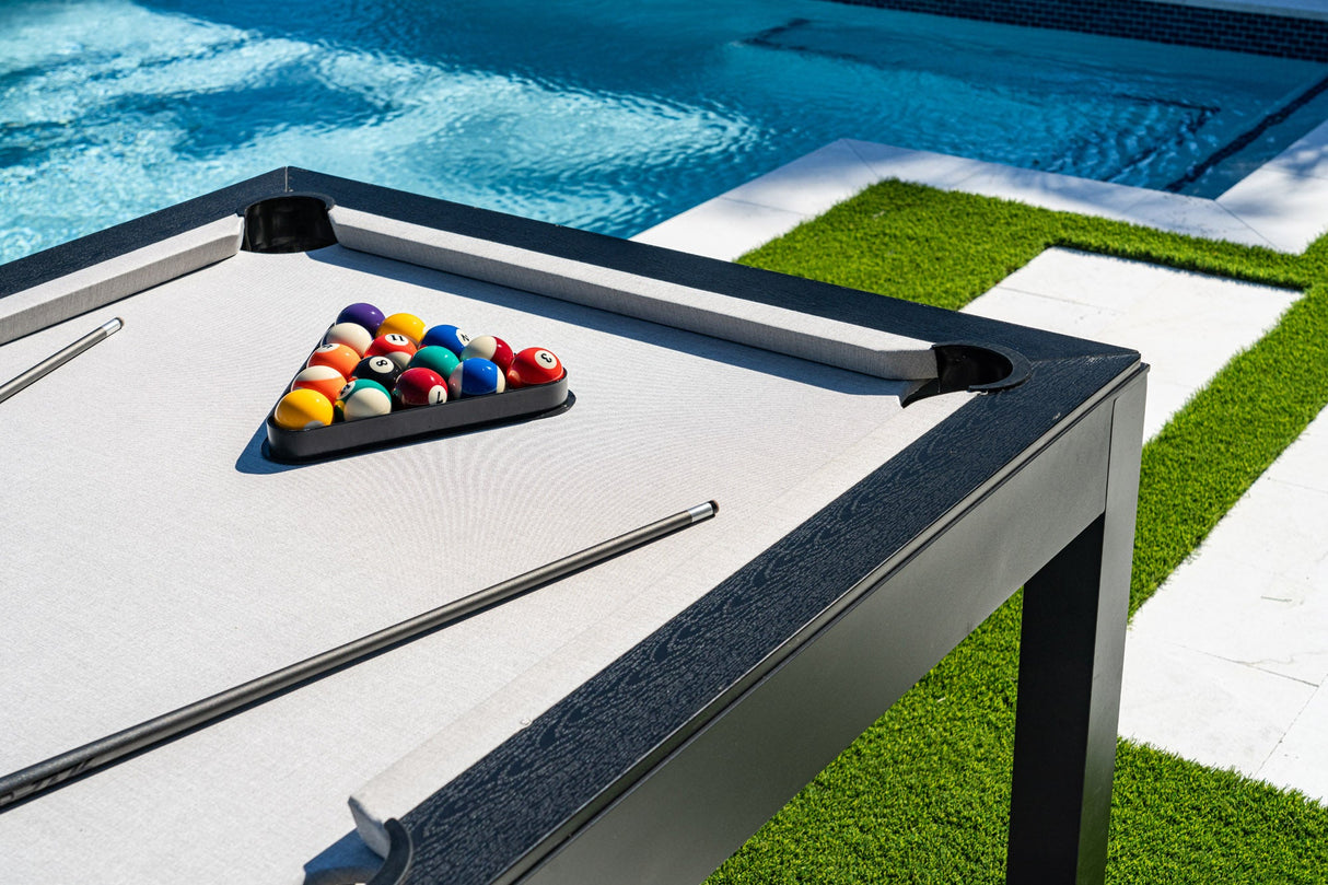 Panama Jack Indoor / Outdoor Billiards Aluminum Pool Table w/Sunbrella Fabric