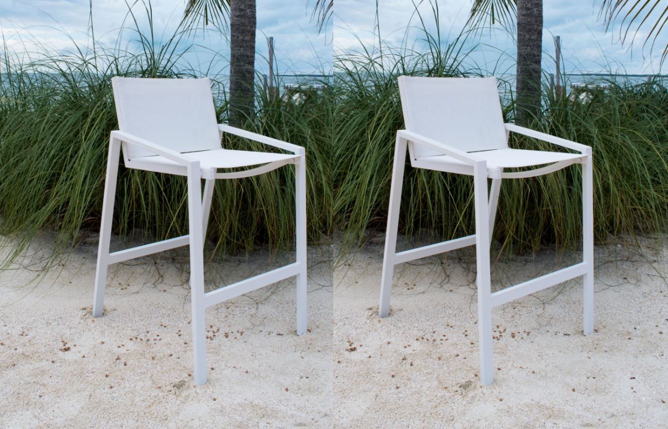 Panama Jack Mykonos Set of 2 Stackable Stool