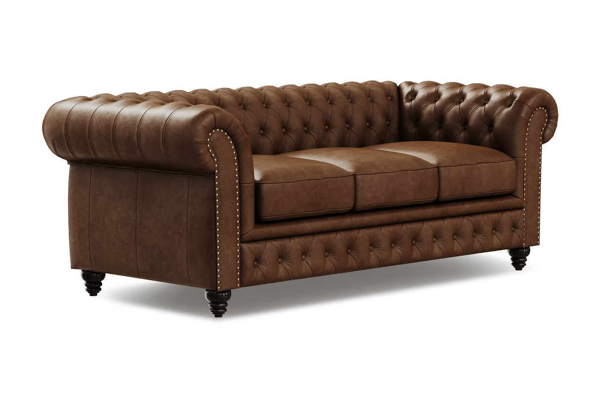 Parma Leather Chesterfield Sofa