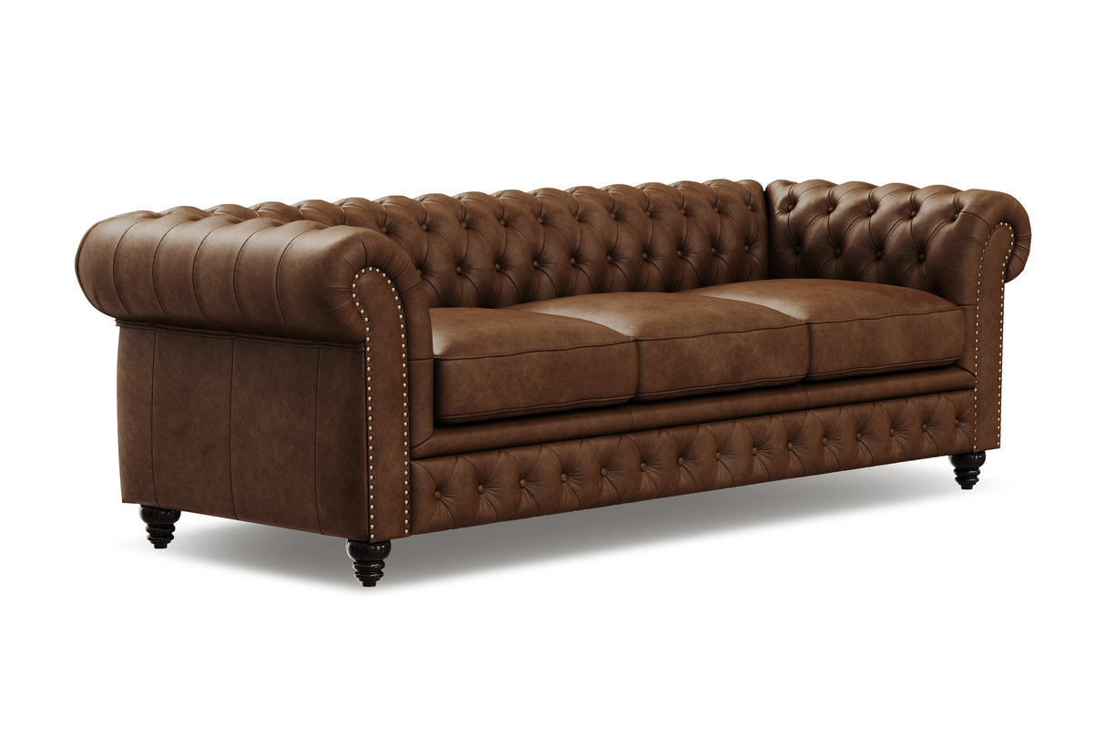 Parma Leather Chesterfield Sofa