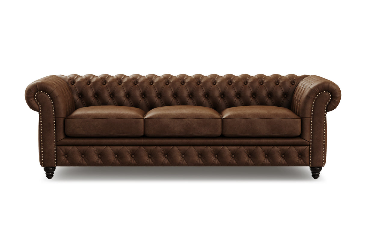 Parma Leather Chesterfield Sofa