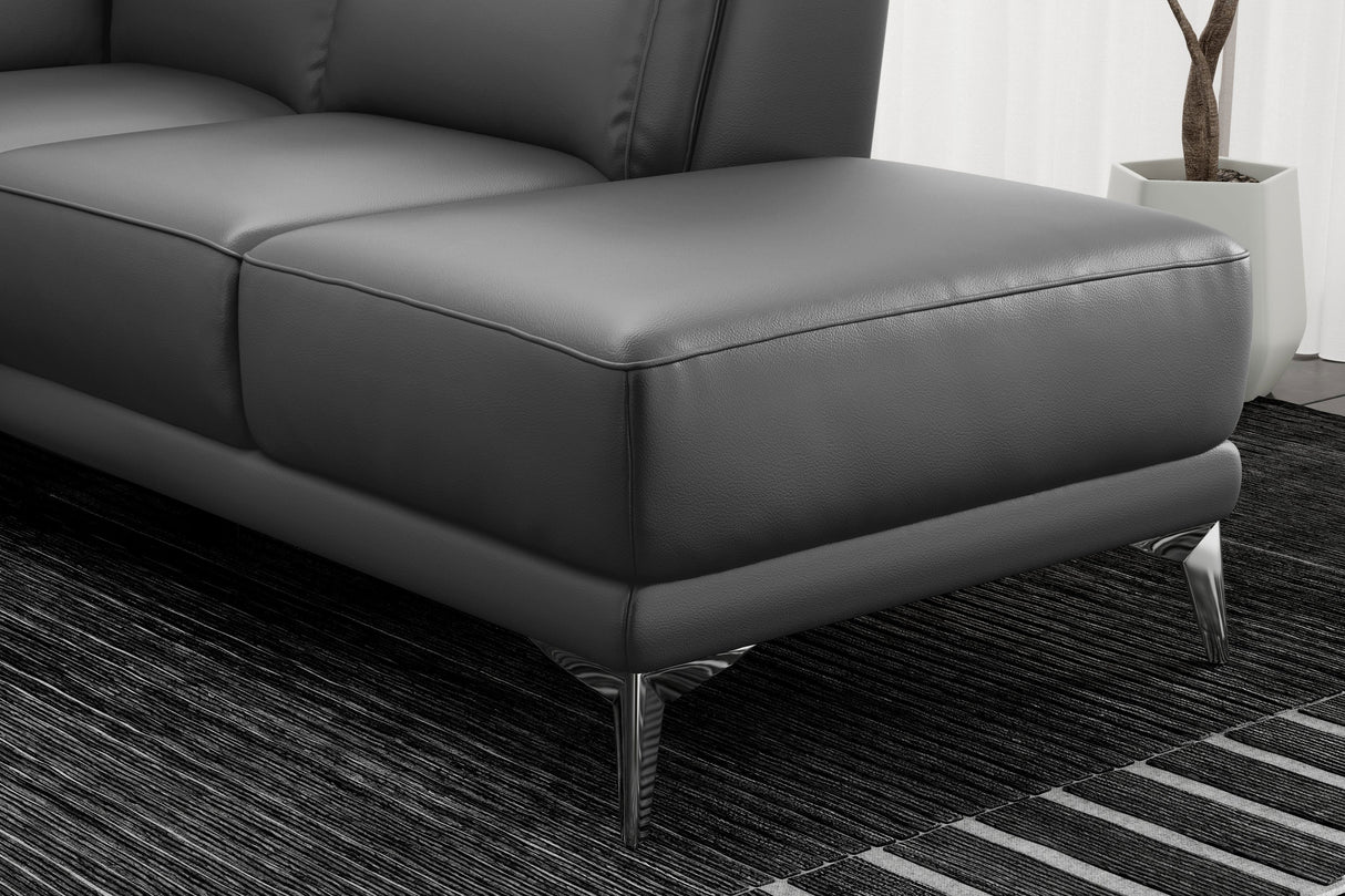 Pista Leather Reclining Sectional Sofa