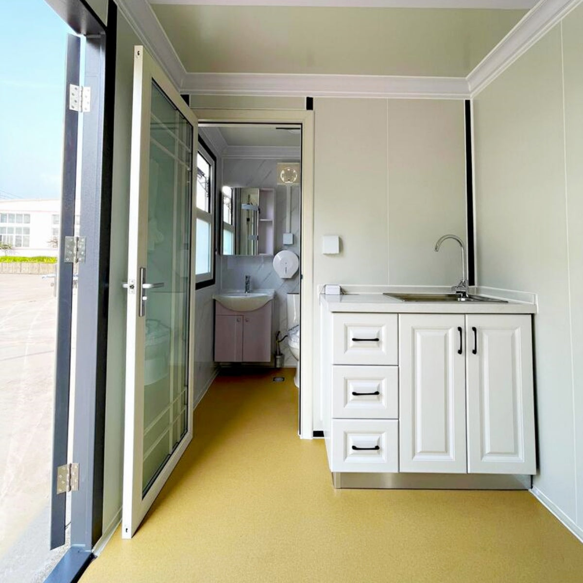 Portable Office 7ft x 20ft with Bathroom