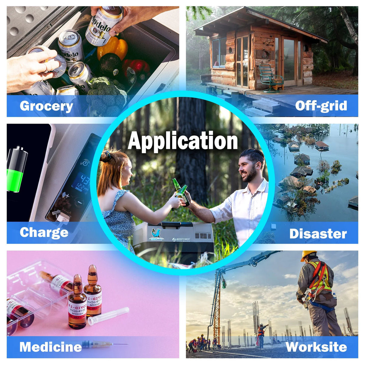 Pro Portable Solar Fridge Freezer, 32 Quarts