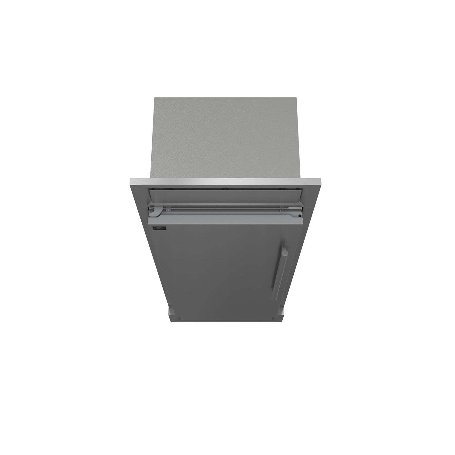 FORNO Maderno 28" 13.6 cu. ft. Left Swing Convertible Refrigerator/ Freezer with Modern Trim Kit, FFFFD1722-32LS