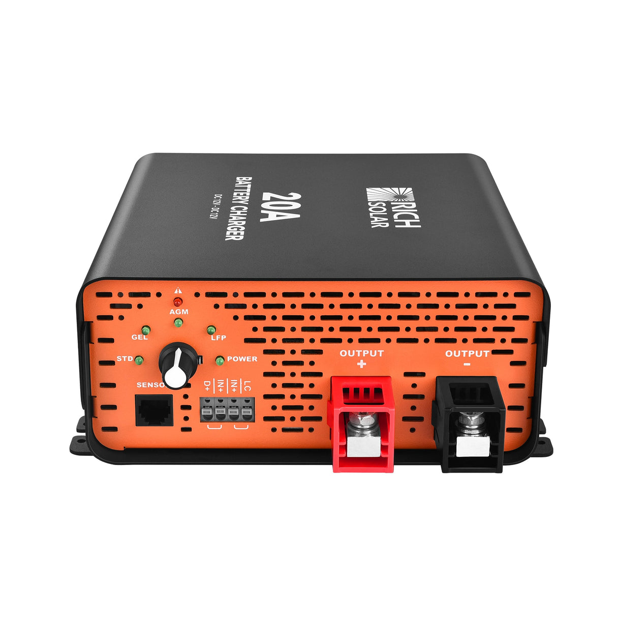 12V 20A DC-DC Battery Charger for RV, Van, Boat, Off-Grid | Lithium & Lead-Acid Batteries