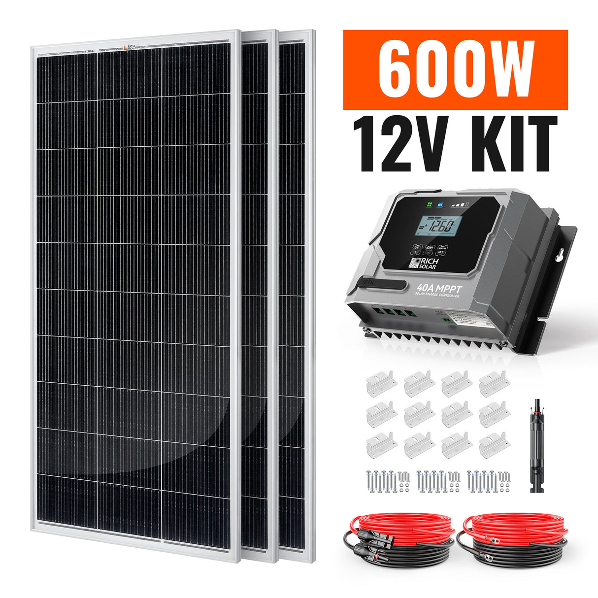 600 Watt Solar Kit
