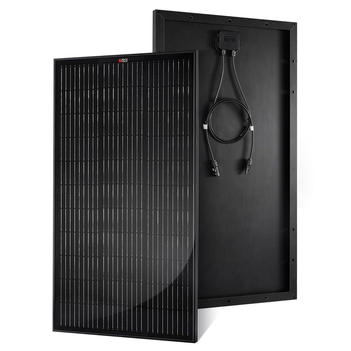 MEGA 100 ONYX | 100 Watt Solar Panel | Premier 12V Off-Grid Solar Panel for Vans, Campers, Boats | 25-Year Output Warranty