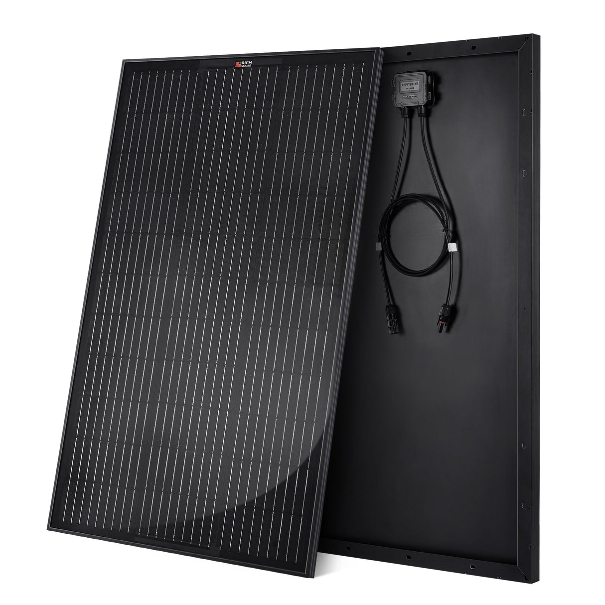 MEGA 100 ONYX | 100 Watt Solar Panel | Premier 12V Off-Grid Solar Panel for Vans, Campers, Boats | 25-Year Output Warranty