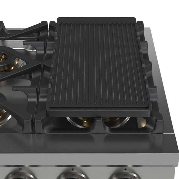 FORNO Spezia 36" Gas Rangetop with 6 Sealed Burners in Stainless Steel, FCTGS5751-36