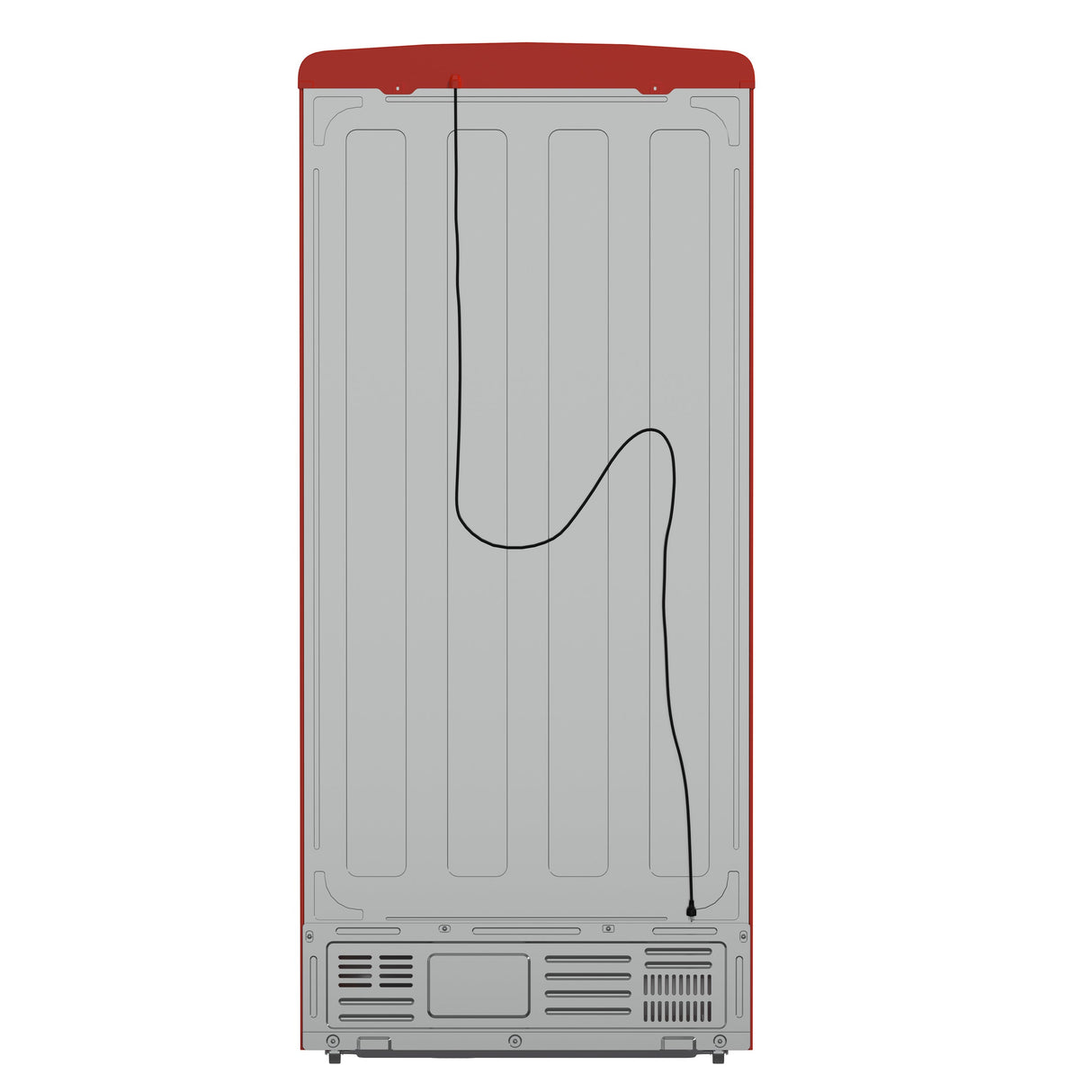 FORNO Espresso Luigi 33" 18 cu. ft. French Door Refrigerator in Red, FFFFD1791-33RED